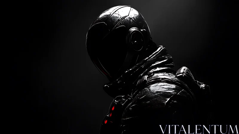 Backlit tactical spacesuit renders with high-gloss specular materials