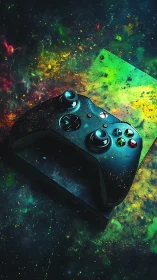 Cosmic Game Controller in Motion.