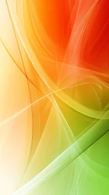 Curved translucent color bands intersect across a gradient field