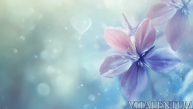 Gossamer Blooms Dance Through Crystalline Dreams