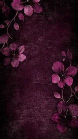 Midnight Blooms in Purple Velvet.