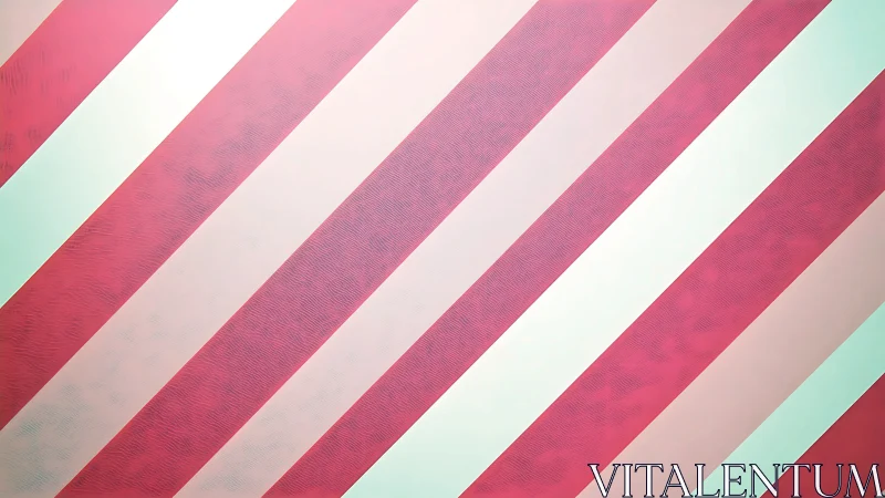 Candystripe diagonals quietly rehearse a minimalist parade