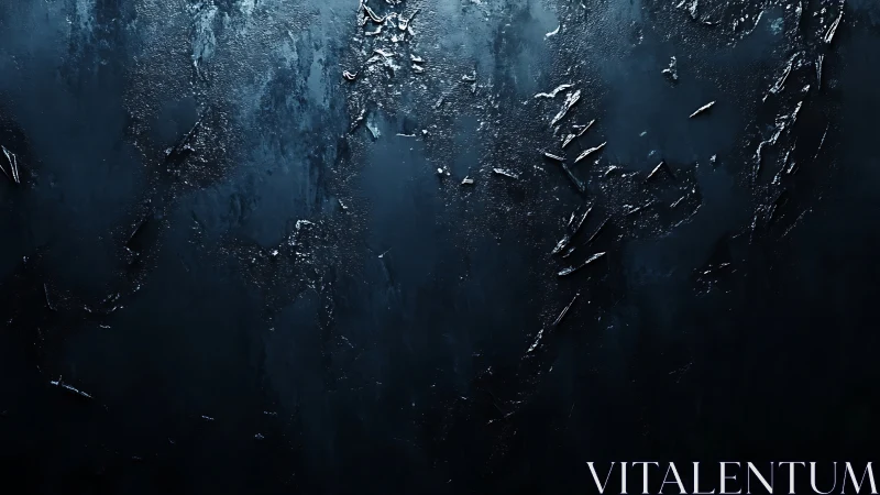 Textured dark metallic surface captures abstract light gradients