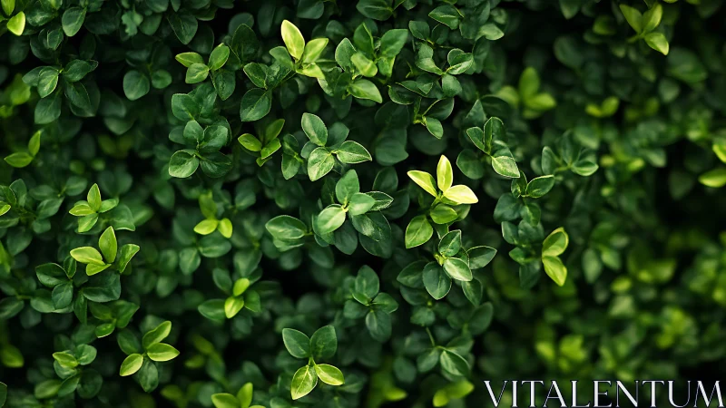 Photorealistic boxwood foliage with dense organic tiling pattern.