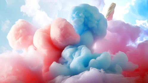 Sugared sky kingdoms of pastel clouds and candy dreams.