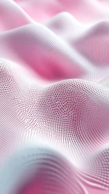 Soft pixel dunes roll through a neon-pink digital breeze