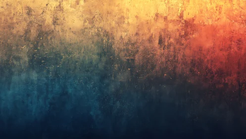 Textured abstract gradient in warm and cool tones.