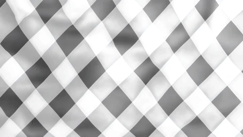 Soft silver and white diamond checkered pattern background.
