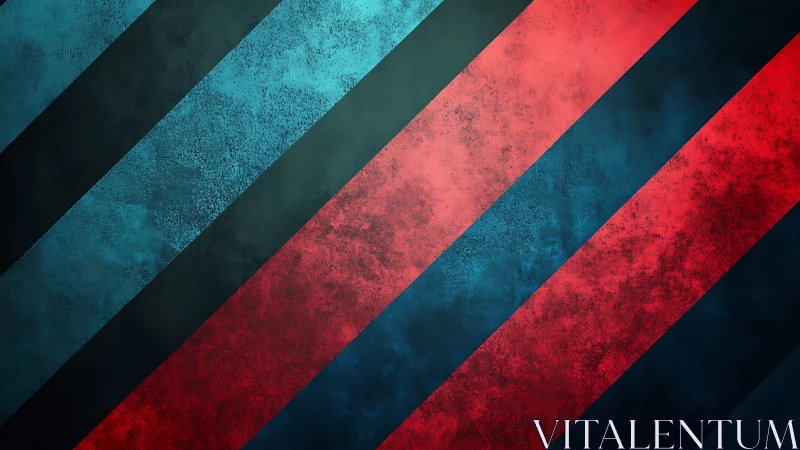 Diagonal sparks of teal and crimson race across rough steel