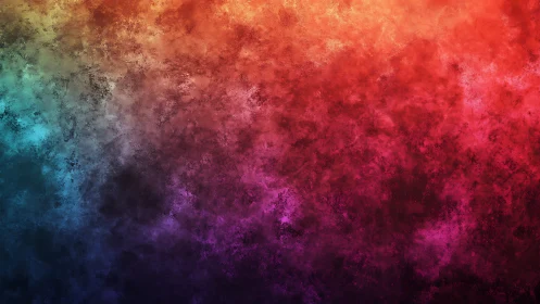 Storm-tossed nebula of molten rainbow fog in motion.