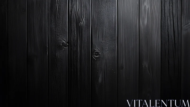 Moody black wooden planks with soft light and rich texture.