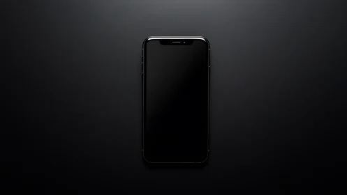Midnight Beacon: The Sleek Phone in Shadows.