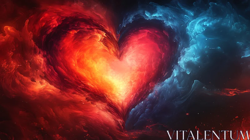 Luminous Heart of Fire and Ice.