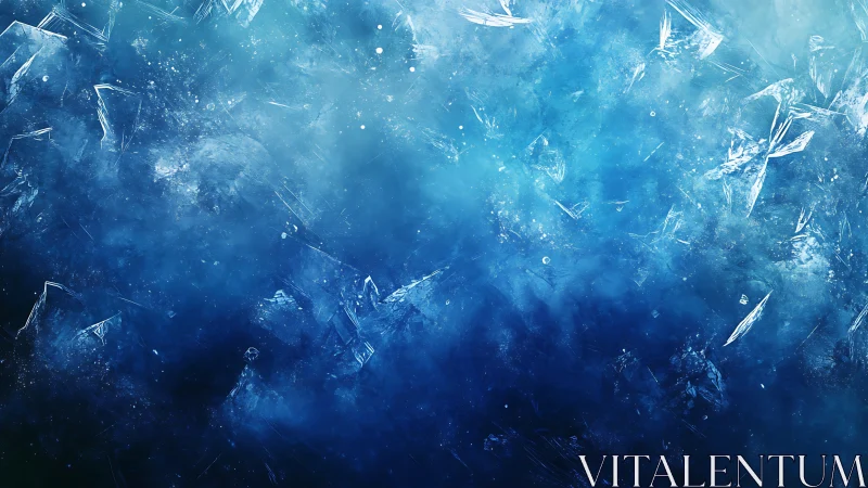 Shattered Glacier Nebula in stormy deep blue frostlight.