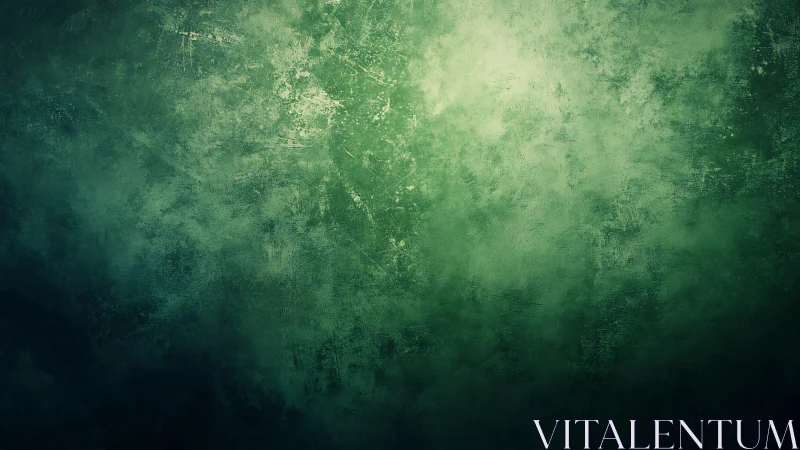 Green textured abstract surface shows mottled gradient field