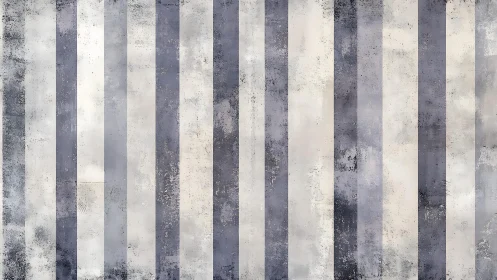 Vintage gray and white vertical striped grunge wallpaper pattern.