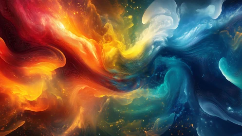 Bipolar nebula vortex with luminous spectral fluid dynamics