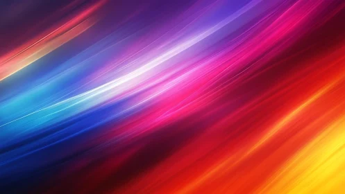 Vivid Abstract Color Streaks Art with Gradient Light Effects.