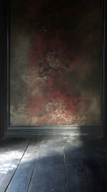 Dusty crimson echoes lean quietly against worn floorboards