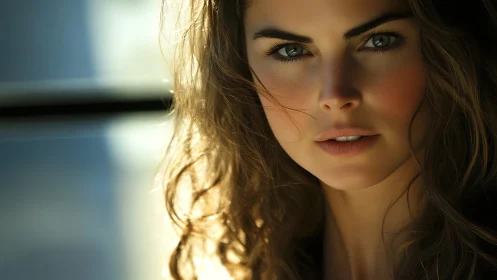 High-resolution cinematic close portrait under raking sunlight.