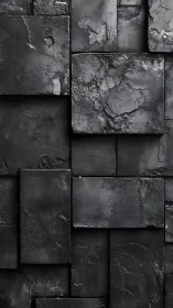 Charcoal slate wall texture with overlapping matte panels.