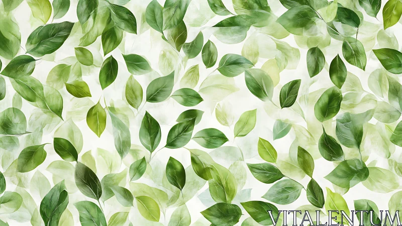 Layered translucent foliage array with soft diffusion rendering.