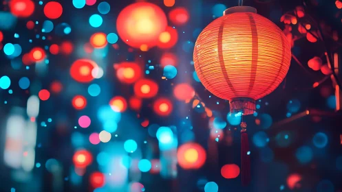 Lantern of Ember Wishes amid Neon Festival Stardust.