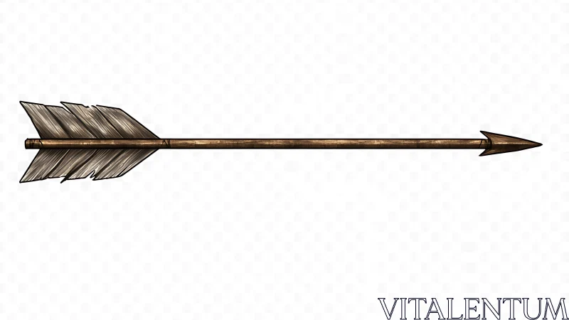 Longitudinal study of a metallic broadhead arrow shaft profile.