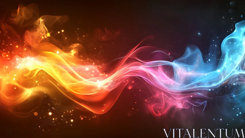 Quantum Ribbons Dancing: Where Fire Meets Starlight