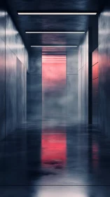 Neon Portal: Where Modern Architecture Meets Wonder.