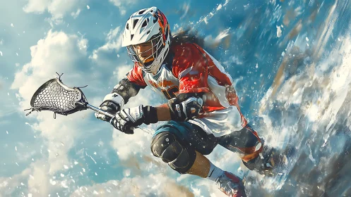 Kinetic lacrosse charge in dynamic atmospheric motion field.