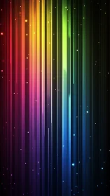 Prismatic data rainfall cascading through neon midnight silence.