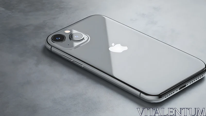 iPhone 11 Pro with Dual Camera System on Textured Surface
