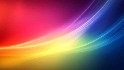 Spectral gradient wavefront with luminous chromatic arcs.