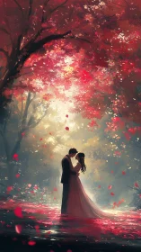 Love Beneath Crimson Trees.