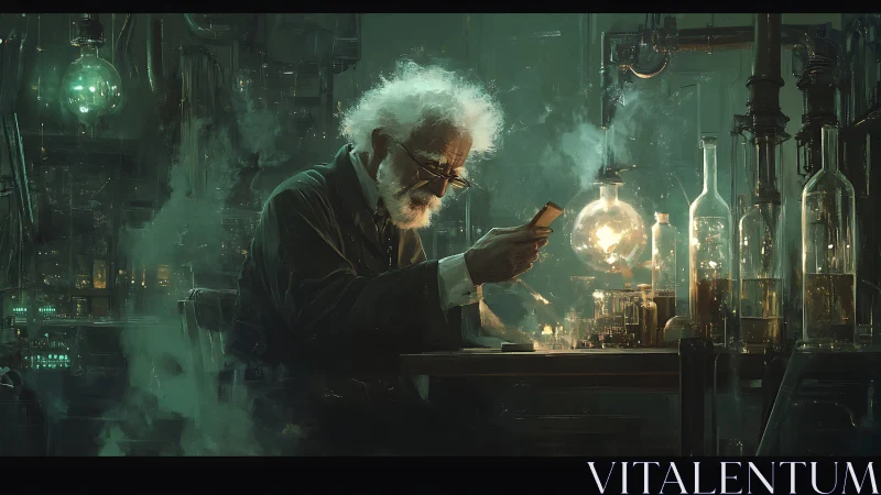 Steamlit chemist bends starlight into bottled equations