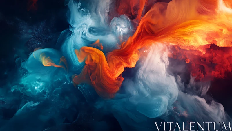 Soft collision of cosmic color clouds in drifting motion.