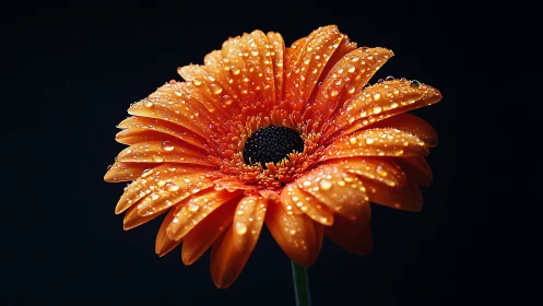 Gerbera Daisy in Morning Dew.