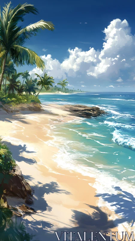 Tropical Paradise Beach Awaits Your Getaway.