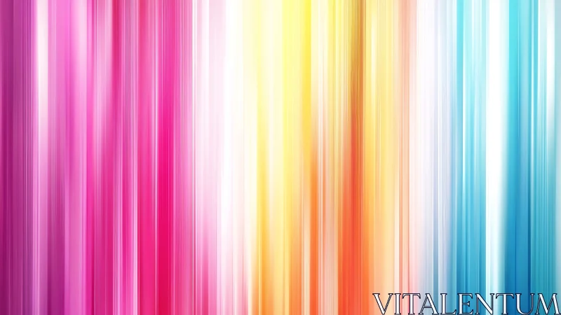 Vertical neon light streaks in vivid rainbow gradient spectrum.