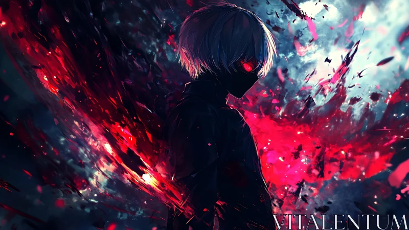 Midnight-eyed antihero carves a rift of crimson storm