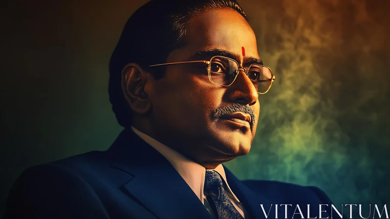 Warm portrait of a thoughtful man in soft golden light.