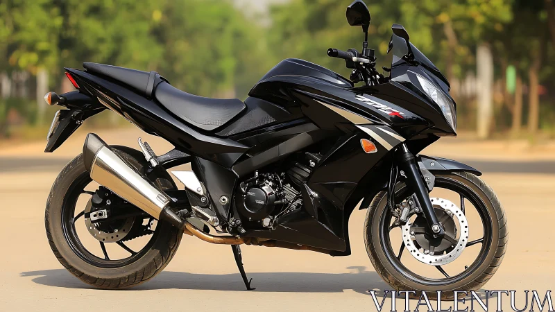 Sport commuter motorcycle with full fairing and alloy wheels