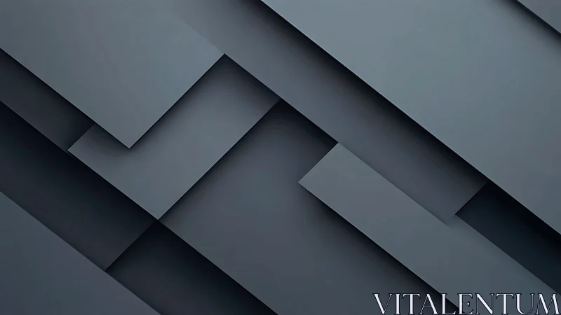 Layered matte panels form diagonal geometric depth gradients