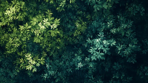 Lush Forest Canopy: Nature's Verdant Tapestry.