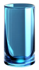 Cobalt daydream tumbler glowing with calm, crystalline light.