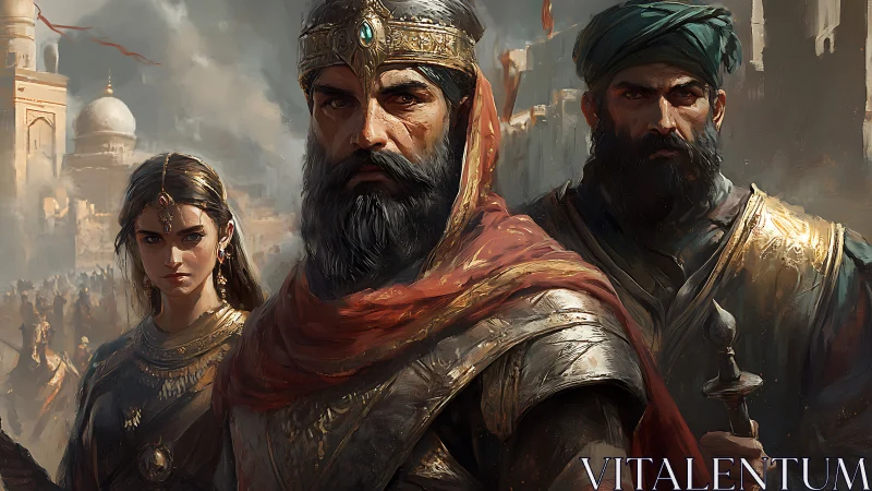 Regal desert leaders stand defiant amid stormlit city siege