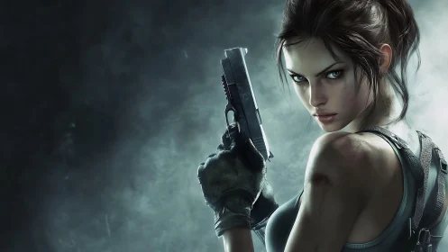 Gunmetal gaze rewrites the night with a single silent threat