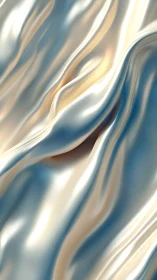 High-gloss simulated satin folds with subsurface light scattering