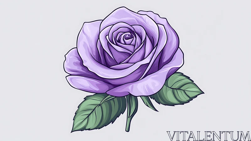 Lavender rose curls softly inward, guarding quiet secrets